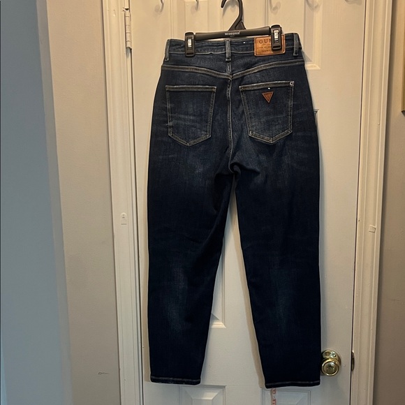 GUESS High Rise Distressed Blue Jeans - Picture 8 of 9